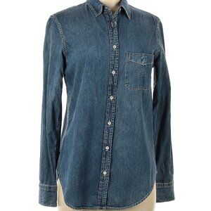Rag & Bone Cotton and Silk Denim Shirt Size M